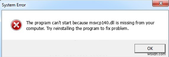 Windows 10 এ অনুপস্থিত MSVCP140.dll কিভাবে ঠিক করবেন