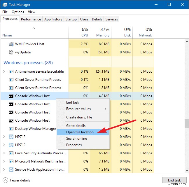 Conhost কি।Exe এবং কেন এটি আমার টাস্ক ম্যানেজারে চলছে