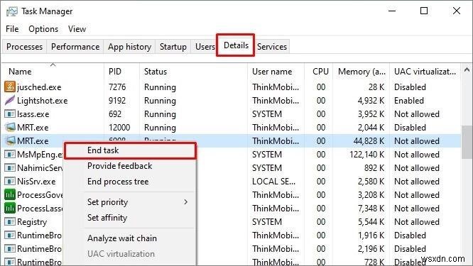 কিভাবে MRT.exe দ্বারা উচ্চ CPU এবং RAM ব্যবহার ঠিক করবেন