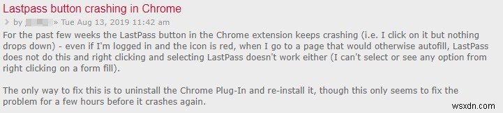 LastPass Chrome এ ক্র্যাশ হচ্ছে! এখানে নিখুঁত প্রতিস্থাপন