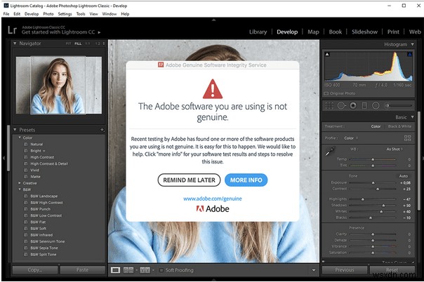 Adobe জেনুইন সফটওয়্যার ইন্টিগ্রিটি সার্ভিস:উইন্ডোজ এবং ম্যাকের জন্য ফিক্স