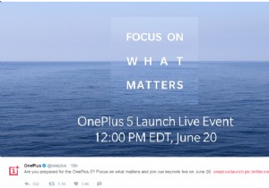 OnePlus 5 20 জুন লঞ্চ হবে