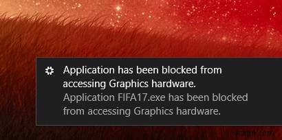  অ্যাপ্লিকেশনটি গ্রাফিক্স হার্ডওয়্যার অ্যাক্সেস করা থেকে ব্লক করা হয়েছে  কীভাবে ঠিক করবেন 