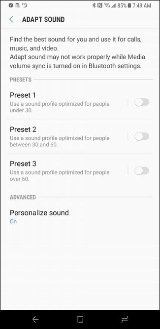 “অ্যাডাপ্ট সাউন্ড” কি এবং গ্যালাক্সি S7 এবং S8 এ এটি কিভাবে ব্যবহার করবেন
