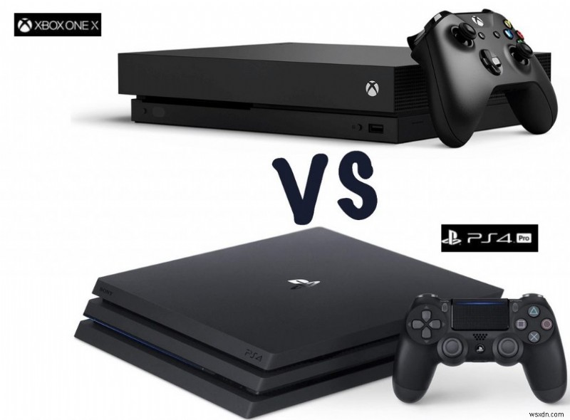 যুদ্ধে কে জিতবে:Sony s PlayStation 4 Pro বা Xbox One X