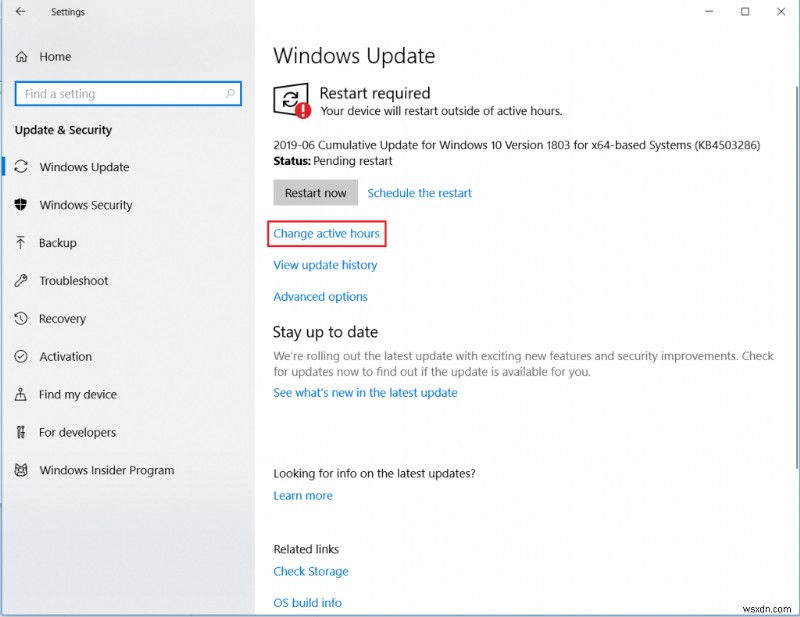 Windows 10 এ সক্রিয় ঘন্টা কনফিগার করার পদক্ষেপ