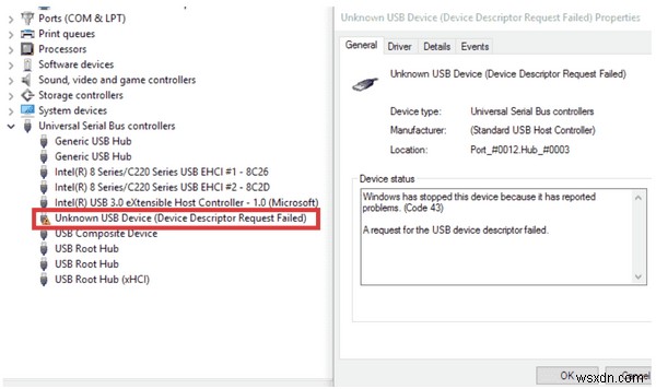 {FIXED}:Windows 10 এ USB Device_Descriptor_Failure ত্রুটি