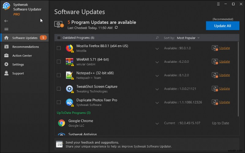 Windows 10-এ স্বয়ংক্রিয়ভাবে ইনস্টল করা সমস্ত সফ্টওয়্যার আপডেট করার সহজ উপায়