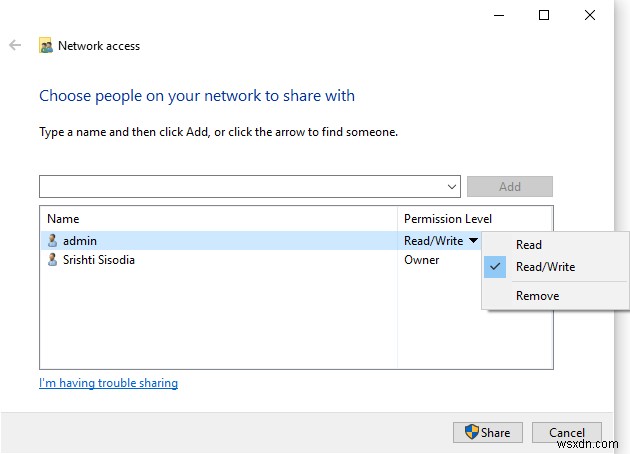 Windows 10 এ শেয়ার করা ফাইল ও ফোল্ডার দেখার পদক্ষেপ