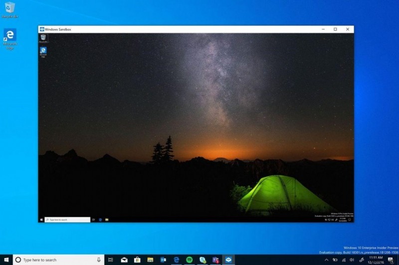 Windows Sandbox:Windows 10