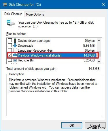 Windows 10-এ Windows.old ফোল্ডার দূর করার উপায়?