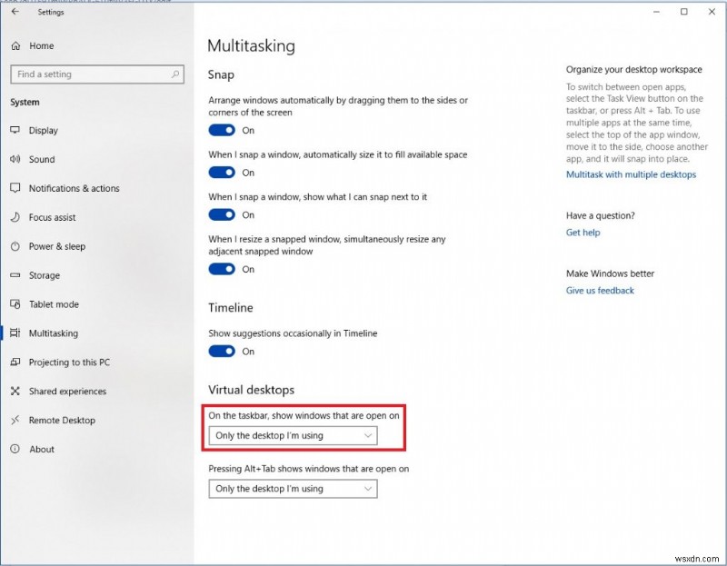 Windows 10-এ টাস্ক ভিউ বৈশিষ্ট্যগুলি কীভাবে ব্যবহার করবেন?