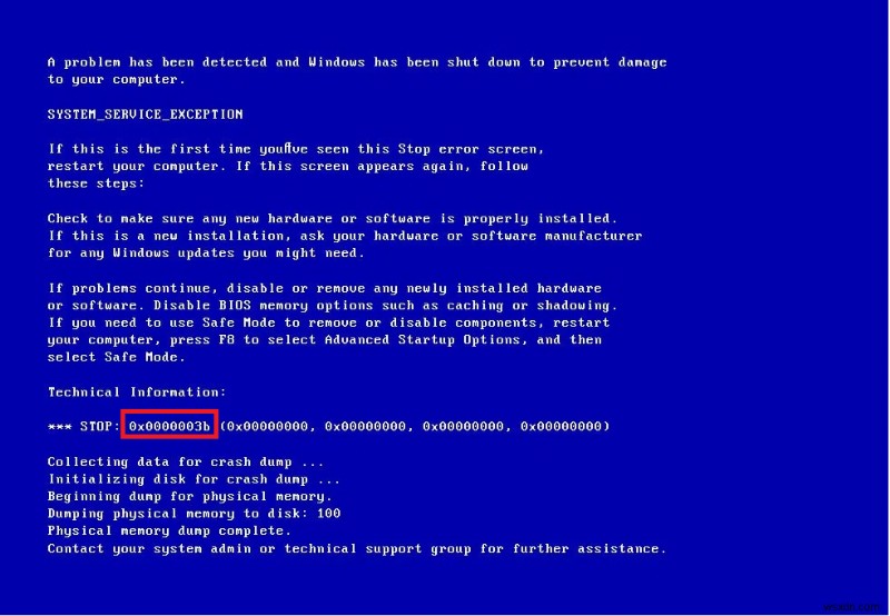 Windows 10 এ BSOD ব্যতিক্রম স্টপ কোড 0x0000003b কিভাবে ঠিক করবেন