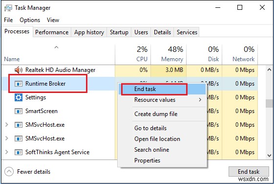 Windows 10 এ রানটাইম ব্রোকারের উচ্চ CPU ব্যবহার কিভাবে ঠিক করবেন