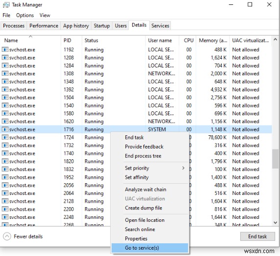 Fix- Svchost.Exe উচ্চ CPU ব্যবহার Windows 10