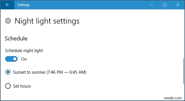 Windows 10 এ রাতের আলো দিয়ে আপনার চোখকে বিশ্রাম দিন
