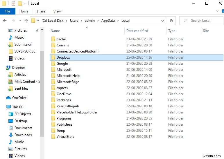 Windows 10 এ ড্রপবক্স স্মার্ট সিঙ্ক কাজ করছে না এমন সমস্যা সমাধানের উপায়