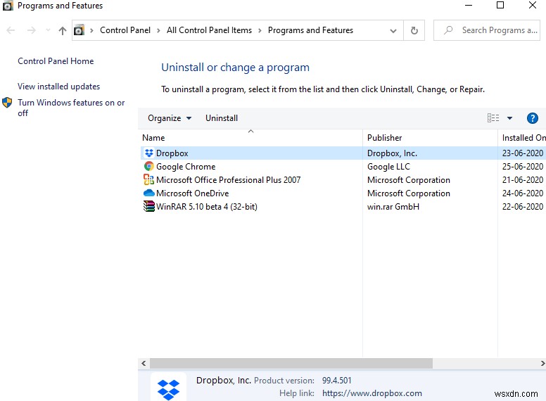 Windows 10 এ ড্রপবক্স স্মার্ট সিঙ্ক কাজ করছে না এমন সমস্যা সমাধানের উপায়