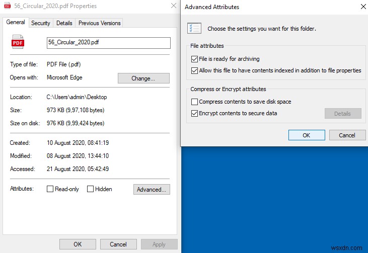 Windows 10 এ কিভাবে একটি ফাইল এনক্রিপ্ট করবেন?