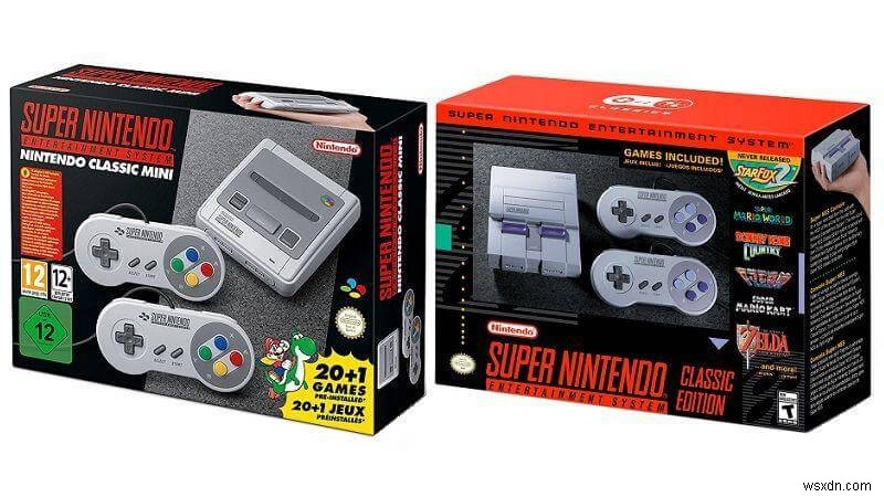 SNES ক্লাসিক সংস্করণ :90 এর নস্টালজিয়া ইন এ বক্স