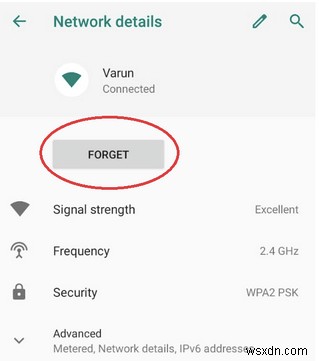 সমাধান:Android এ IP ঠিকানা ত্রুটি পেতে ব্যর্থ