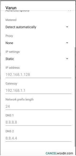 সমাধান:Android এ IP ঠিকানা ত্রুটি পেতে ব্যর্থ