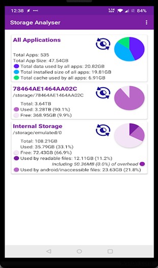 Android-এ স্টোরেজ বিশ্লেষণ করার জন্য সেরা অ্যাপ