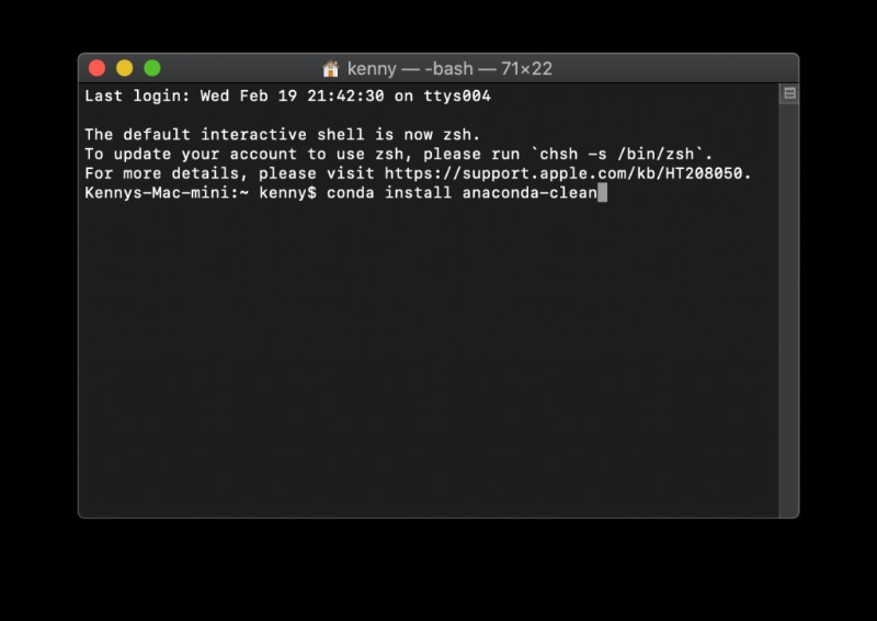 টার্মিনাল ব্যবহার করে আপনার ম্যাক থেকে কীভাবে অ্যানাকোন্ডা আনইনস্টল করবেন