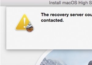 কিভাবে macOS ঠিক করবেন  পুনরুদ্ধার সার্ভারের সাথে যোগাযোগ করা যায়নি  ত্রুটি