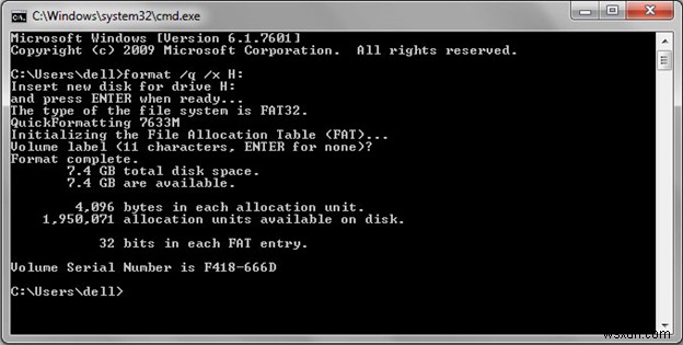 Windows 7 এ CMD ব্যবহার করে কিভাবে পেন ড্রাইভ ফরম্যাট করবেন