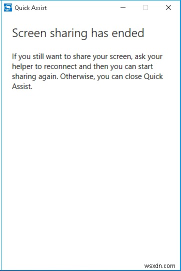 Windows 10 দ্রুত সহায়তা:দূরবর্তীভাবে সমস্যা সমাধানের একটি সহজ উপায়