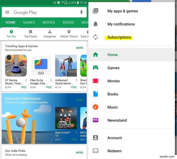 Google Play Store এ সাবস্ক্রিপশন কিভাবে বাতিল করবেন