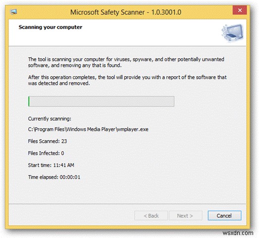 Windows 8-এ Microsoft সেফটি স্ক্যানার কীভাবে ব্যবহার করবেন?