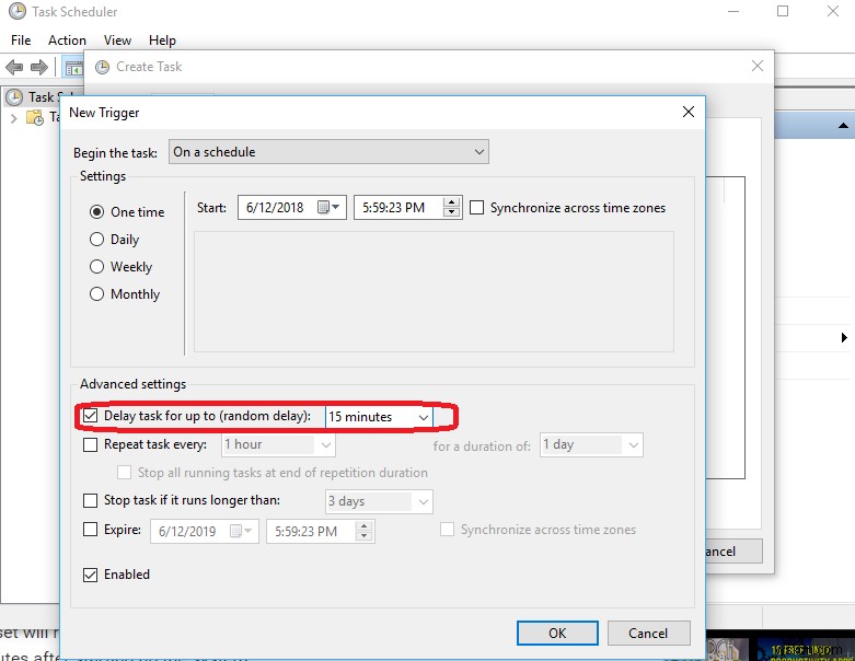 উইন্ডোজে টাস্ক শিডিউলারে নির্ধারিত কাজগুলি কীভাবে বিলম্বিত করবেন