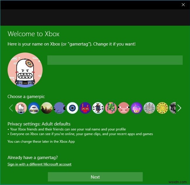 Windows 10 এ Xbox Live অ্যাকাউন্ট কিভাবে তৈরি করবেন