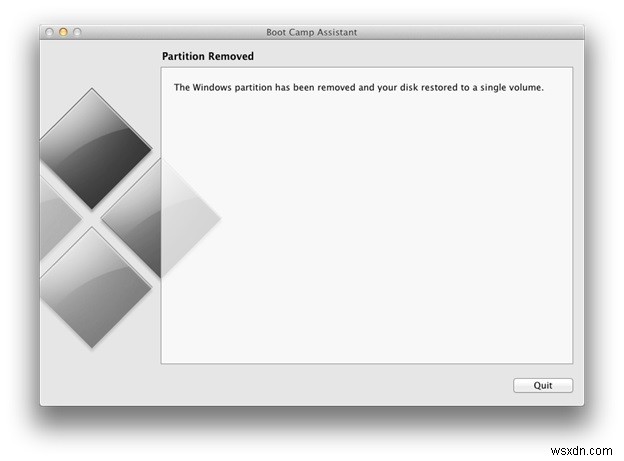 কিভাবে আপনার ম্যাক থেকে একটি উইন্ডোজ বুট ক্যাম্প পার্টিশন সরান