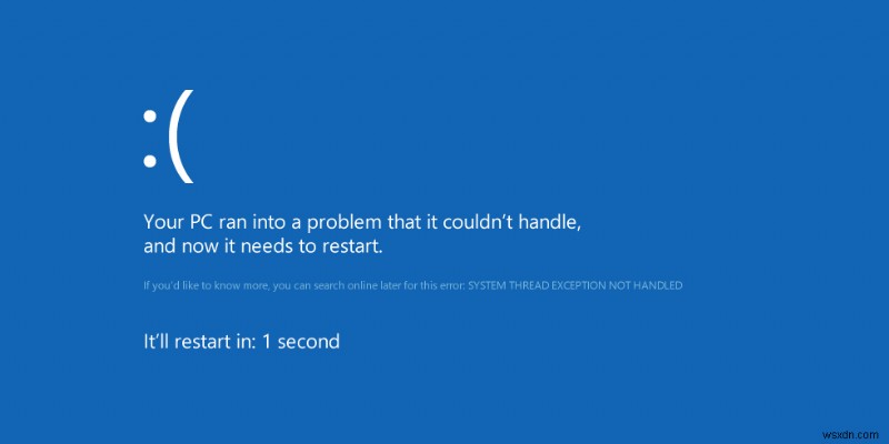 Windows 8 এ ব্লু স্ক্রীন অফ ডেথ (BSoD) ত্রুটিগুলি ঠিক করুন