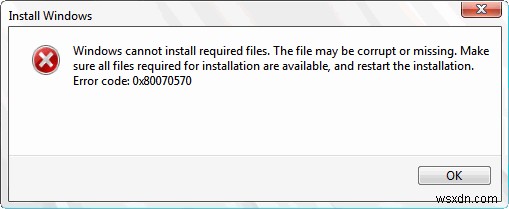ত্রুটি 0x80070570 – এটি কী এবং আমি কীভাবে এটি ঠিক করব?