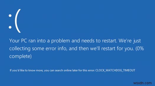 CLOCK_WATCHDOG_TIMEOUT ত্রুটি কী এবং Windows 10 এ এটি কীভাবে ঠিক করবেন