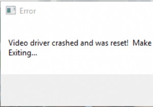 ভিডিও ড্রাইভার ক্র্যাশ হয়েছে এবং রিসেট করা হয়েছে কিভাবে ঠিক করবেন