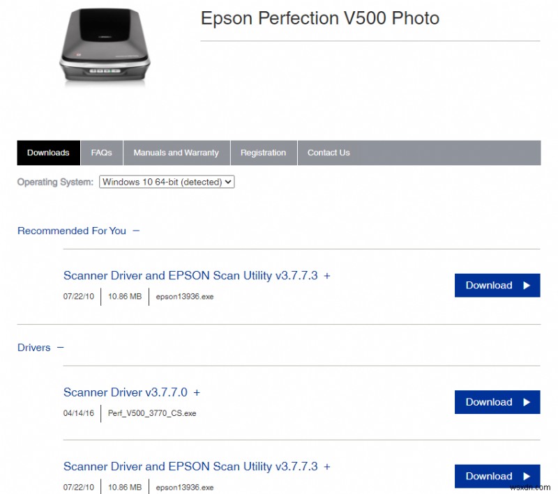 কিভাবে ডাউনলোড করবেন Epson Perfection V500 ড্রাইভার