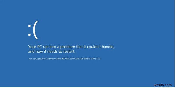 Windows 10 এ কার্নেল ডেটা ইনপেজ ত্রুটি কীভাবে ঠিক করবেন