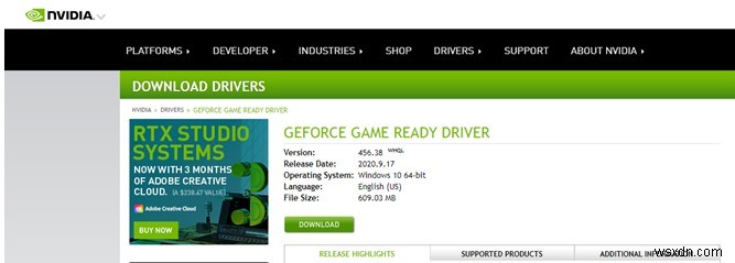 কীভাবে Nvidia GeForce RTX 3080 ড্রাইভার ডাউনলোড করবেন