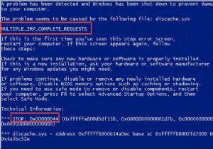 {সমাধান}:MULTIPLE_IRP_COMPLETE_REQUESTS নীল স্ক্রীন উইন্ডোজ ত্রুটি