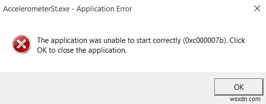 Windows 10 PC এ AccelerometerSt.exe ত্রুটি কীভাবে ঠিক করবেন