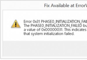 {FIXED} বাগ কোড:0x00000031 “PHASE0_INITIALIZATION_FAILED”
