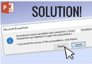 কন্টেন্ট ত্রুটির সাথে একটি সমস্যা পাওয়া পাওয়ারপয়েন্ট কীভাবে ঠিক করবেন