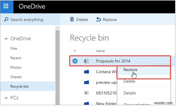 Windows 10 এ OneDrive থেকে আপনার ডেটা পুনরুদ্ধার করার 4 উপায়