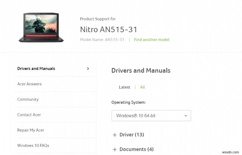 কিভাবে Acer Nitro 5 ড্রাইভার আপডেট করবেন?