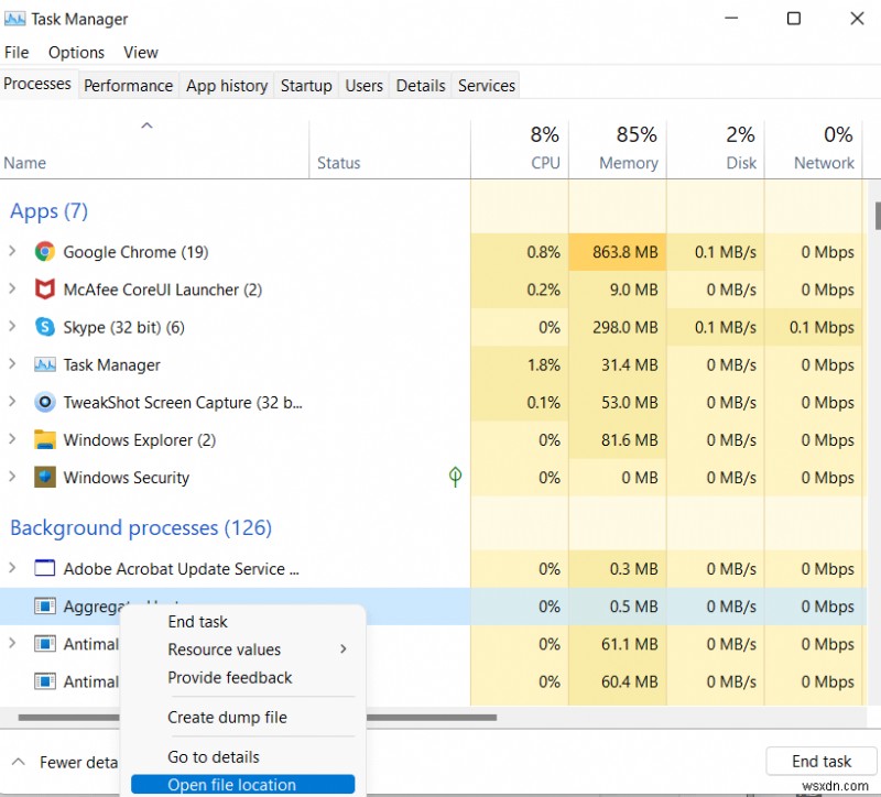 AggregatorHost.exe কি? এটি কি নিরাপদ নাকি এটি একটি ভাইরাস?